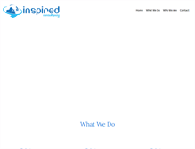Tablet Screenshot of inspiredconsultancy.co.uk